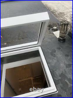 Manual Opening Flat Roof Window Skylight Roof-light Triple Glazed 600mm x 1800mm