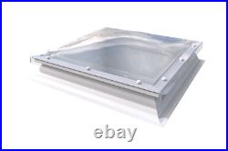 Mardome Fixed Polycarbonate Window Rooflight, Flat Roof Dome Kerbed Skylight