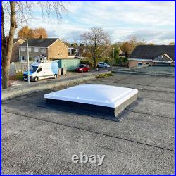 Mardome Fixed Polycarbonate Window Rooflight, Flat Roof Dome Kerbed Skylight