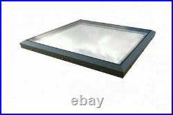 Mardome Rooflight Glass Sky Light Flat Roof Lantern Window Grey Frame Skylight