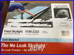 NEW VELUX 22.5X22.5 Fixed Curb-Mount Skylight withTempered Low-E3 Glass B132