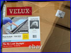 NEW VELUX 22.5X22.5 Fixed Curb-Mount Skylight withTempered Low-E3 Glass B132