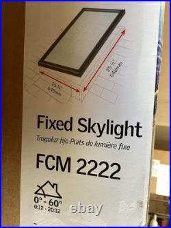 NEW VELUX 22.5X22.5 Fixed Curb-Mount Skylight withTempered Low-E3 Glass B132