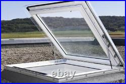 New Velux Flat Roof Window CXP 100100 Skylight Access Panel Hinged 100cm X 100cm