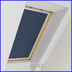 No-Drill Blackout Roller Blind compatible with VELUX Skylight Roof Windows