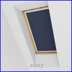 No-Drill Blackout Roller Blind compatible with VELUX Skylight Roof Windows