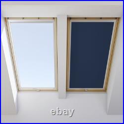 No-Drill Blackout Roller Blind compatible with VELUX Skylight Roof Windows