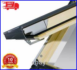 OPTILIGHT Roof Window 78 x 118cm Centre Pivot Skylight + Flashing Tile or Slate