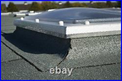 Opening Dome Roof Light, Polycarbonate Flat Roof Skylight Window by Mardome