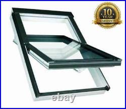 Optilight PVC Roof Window 55/98cm (Skylight Loft Rooflight) FREE FLASHING
