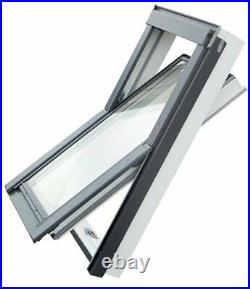 Optilight PVC Roof Window 66/98cm (Skylight Roof Rooflight) FREE FLASHING