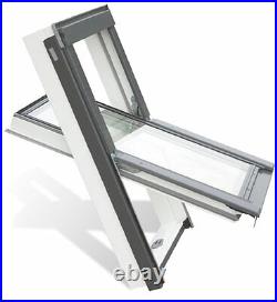 Optilight PVC Roof Window 66/98cm (Skylight Roof Rooflight) FREE FLASHING
