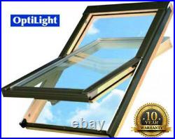 Optilight Skylight Roof Window 66/98cm Including Flashing +10 year warranty