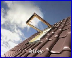 Optilight Top Hung Skylight Escape Access Roof Window 78x118cm+free flashing