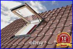 Optilight VK Timber Top Hung Exit Escape Roof Window 78 x 98cm Loft Skylight