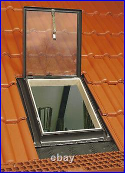 Optilook Loft Exit Access Roof Window 46cm x 75cm Roof Light with Flashing Kit