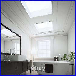 PGX Flat Roof Windows Fixed Double Glazed Skylight Flat Glass Rooflight Lantern