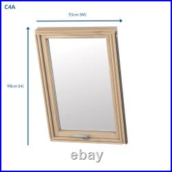 PURELITE Pine Wood Roof Window Centre Pivot Loft Skylight Unvented