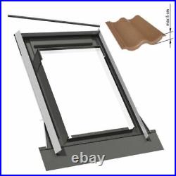 REDUCED/01 Centre Pivot PVC Roof Windows 78cmx98cm Flashing Rooflight Skylight