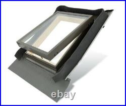 REDUCED/01 Fenstro Double Glazed Rooflite Access Skylight Roof Window 45x73cm