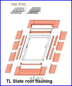 REDUCED/01 Optilight VK 78 x 98cm Timber Top Hung Exit Escape Roof Window