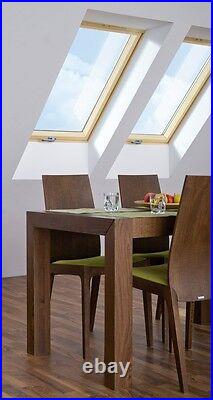 REDUCED/01 Optilight VK 78 x 98cm Timber Top Hung Exit Escape Roof Window