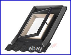 REDUCED/01 VELUX VLT Access Loft Roof Window 45x55cm Skylight Flashing Kit Inc