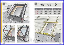 REDUCED/01 VELUX VLT Access Loft Roof Window 45x55cm Skylight Flashing Kit Inc