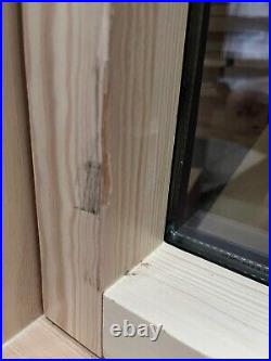 REDUCED/01 Wooden Timber Roof Window 114 x 118cm Centre Pivot Skylight Sunlux