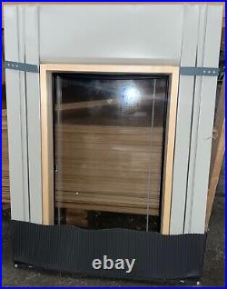 REDUCED/02 Fenstro 45x73 Double Glazed Skylight Access Roof Window+flashing