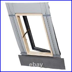 REDUCED/02 Fenstro 45x73 Double Glazed Skylight Access Roof Window+flashing