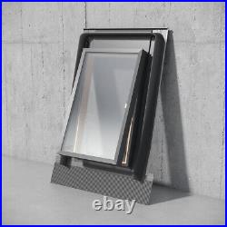 REDUCED/02 Fenstro 45x73 Double Glazed Skylight Access Roof Window+flashing