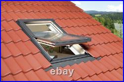 REDUCED/02 Optilight Roof Window 78 x 118cm Centre Pivot Skylight, Flashing