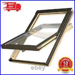 REDUCED/02 Optilight Roof Window 94 x 118cm Centre Pivot Skylight+Flashing