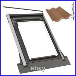 REDUCED/02 Wooden Pine Top Hung 55 x 78cm Skylight Roof Window Access Flashing