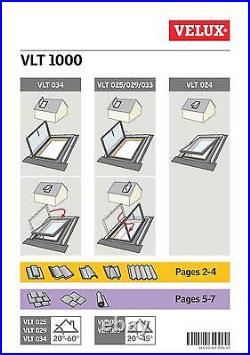 REDUCED/03 VELUX VLT Access Loft Roof Window 45x55cm Skylight Flashing Kit