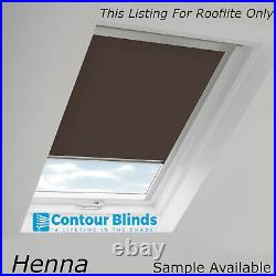 Red Rooflite Blackout Blinds For Roof Skylights And Roof Windows