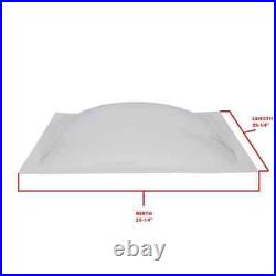 Replacement Acrylic Dome Gordon Curb Mounted Skylights Easy Installation White