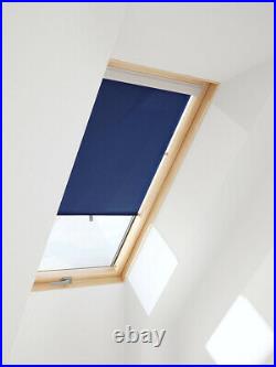 Roller Blinds for Fakro Skylight Roof Windows, Light Filtering, Blue