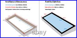 Roof Light, Flat Roof Skylight, Sky Light, Glass, Glazed Window, Bespoke Sizes