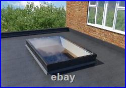 Roof Skylight Flat Roof Light Rooflight Triple Glaze 1000 X 1000 Interna