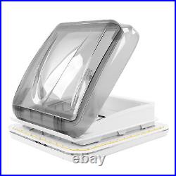 Roof Window 503x485mm Roof Top Vent Skylight With 12V LED Light Pleated