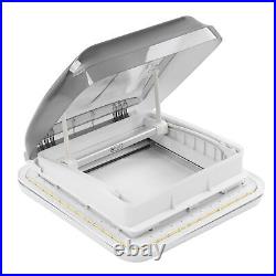 Roof Window 503x485mm Roof Top Vent Skylight With 12V LED Light Pleated