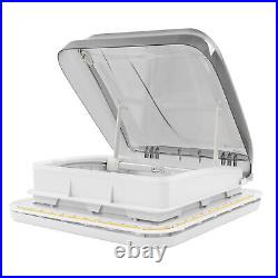 Roof Window 503x485mm Roof Window Skylight With 12V LED Light Pleated Blind Fly