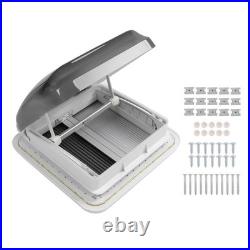 Roof Window 503x485mm Roof Window Skylight With 12V LED Light Pleated Blind NEW