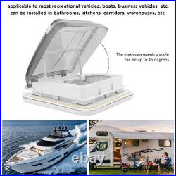 Roof Window 503x485mm Roof Window Skylight With 12V LED Light Pleated Blind NEW