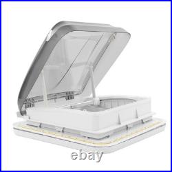 Roof Window 503x485mm Roof Window Skylight With 12V LED Light Pleated Blind NEW
