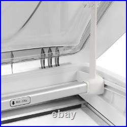 Roof Window 503x485mm Roof Window Skylight With 12V LED Light Pleated Blind NEW