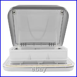 Roof Window 503x485mm Roof Window Skylight With 12V LED Light Pleated Blind NEW