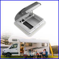 Roof Window 503x485mm Roof Window Skylight With 12V LED Light Pleated Blind NEW